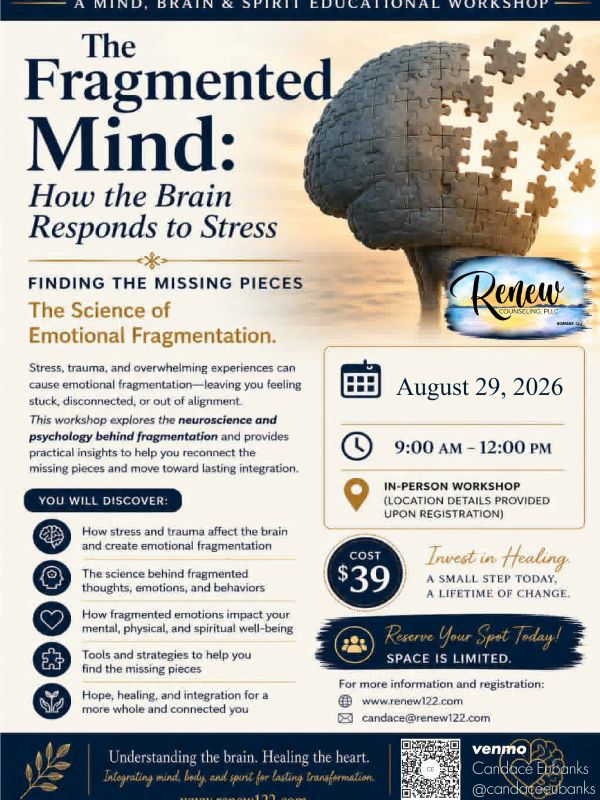 Workshop on emotional fragmentation and brain response to stress.