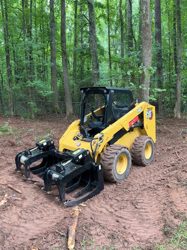 Caterpillar 246D3 Skid Steer Loader in dirt