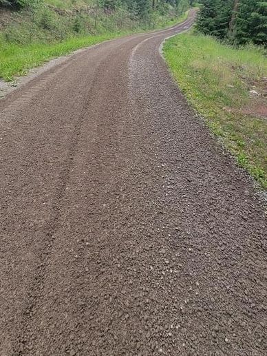 Gravel driveway