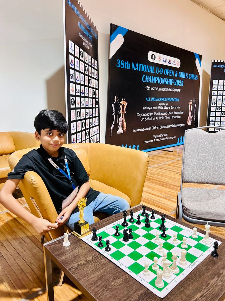 Abram Aarvin at the Chess Nationals 