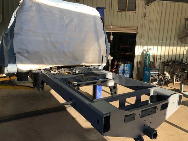 Steel trailer chassis