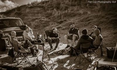 Corporate team camp with Flat Cap Adventurers 