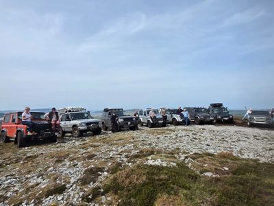 Belgium 4x4 group enjoying Irish 4x4 trip 