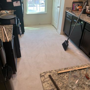 Kitchen areas are no problem for our dust-free system! 