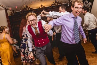 ceilidh dance floor at fun wedding in Monmouth. carmel mccabe photography