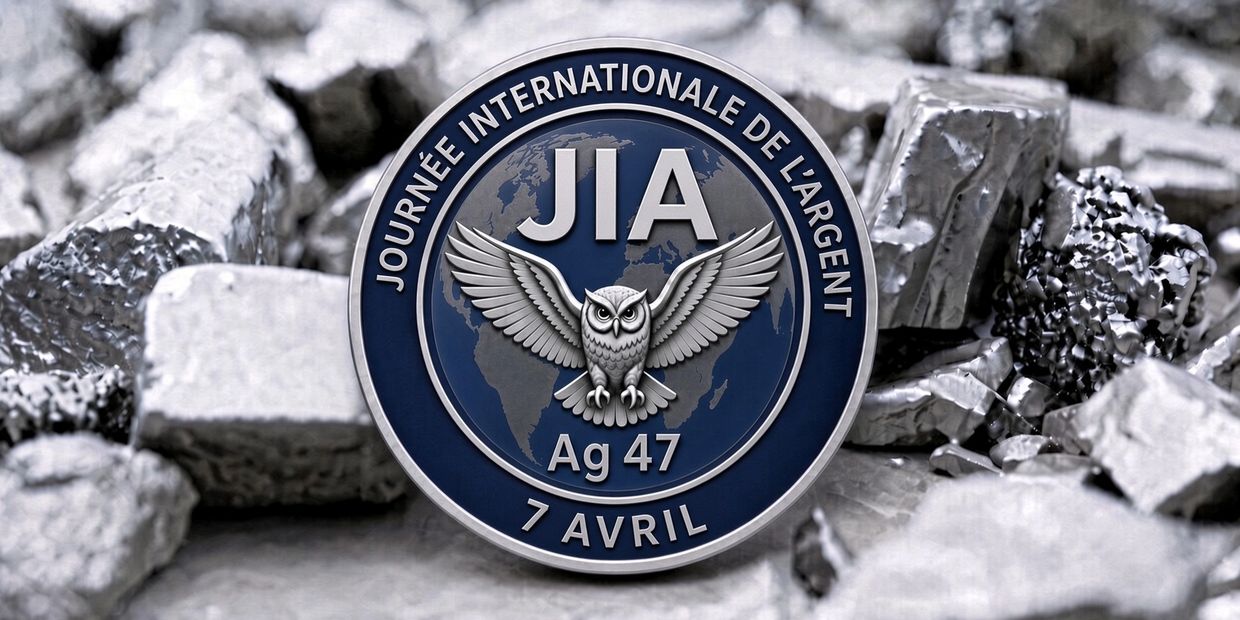 Médaille célébrant la Journée Internationale de l'Argent.