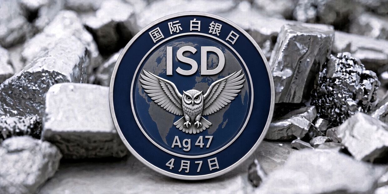 国际白银日纪念币与银块