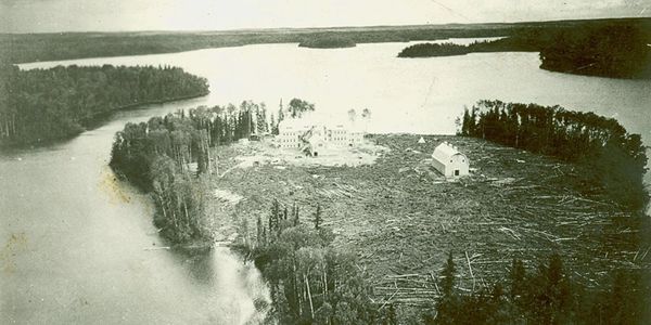 School property and area. Anglican Church of Canada, General Synod Archives. Fonds 008. 