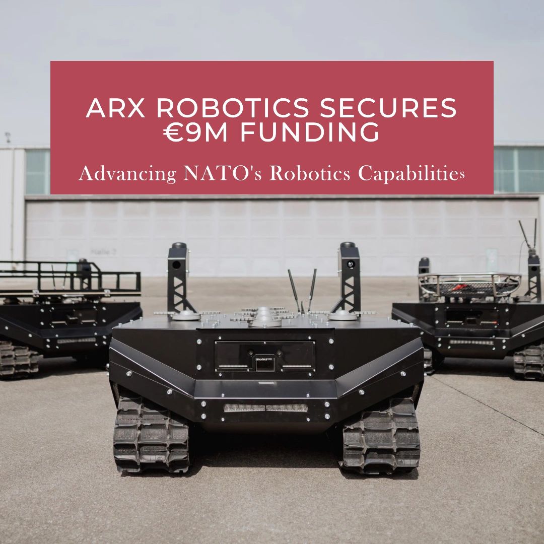 ARX Robotics Secures €9M Funding to Advance NATO's Defence Robots