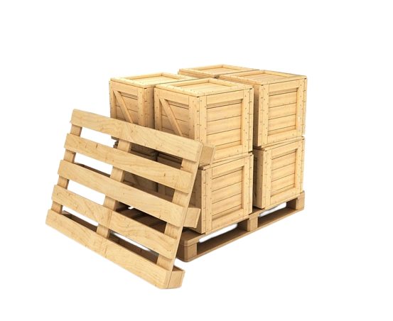 GMA Wooden Pallet and Crates for Commercial packaging and shipping of products 