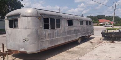 1950's Vagabond Travel Trailer Caravan