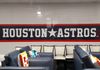 Houston Astros Wall Vinyl (Downstairs Waiting Room)