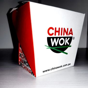 caja de carton para comida china interior antigrasa
