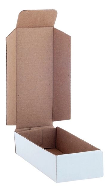 caja larga de carton fabricado por imprenta para envio de productos 