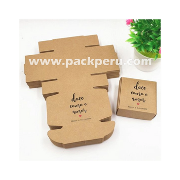 caja de carton desarmada para envio delivery y despacho pack peru