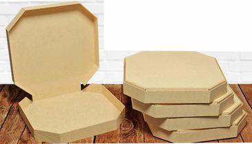 cajas de carton para pizza octogonal