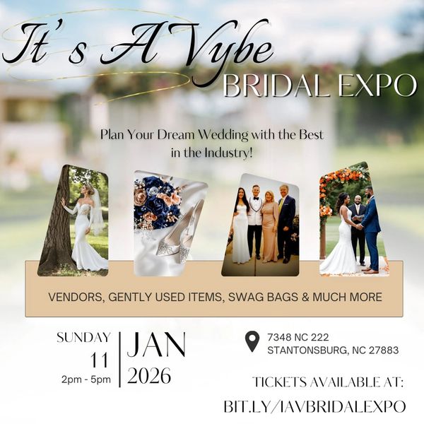 It’s A Vybe Events bridal expo flyer