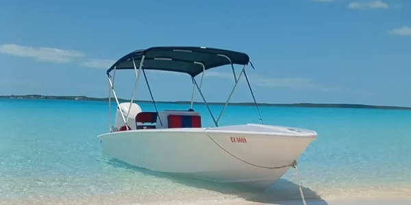 One of my boats at Exuma