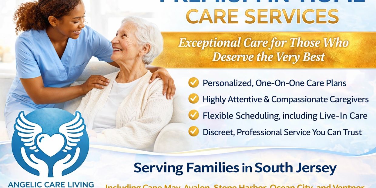 A caregiver warmly supports an elderly woman, promoting compassionate home care services.