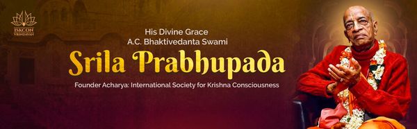 A. C. Bhaktivedanta Swami Prabhupada, the founder-acharya of the International Society for Krishna C