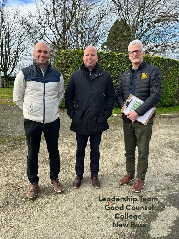 Leadership Team, Good Counsel College, New Ross, Co. Wexford.