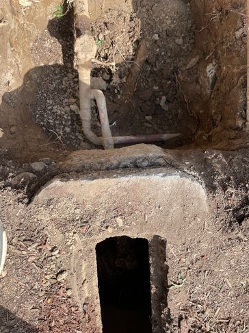 Ball valve leaking on main water line.  