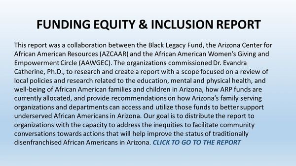 American Rescue Plan Funding Equity and Inclusion Report