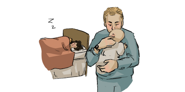 people to help with a newborn
finding help as a new parent
share feeding times with partner