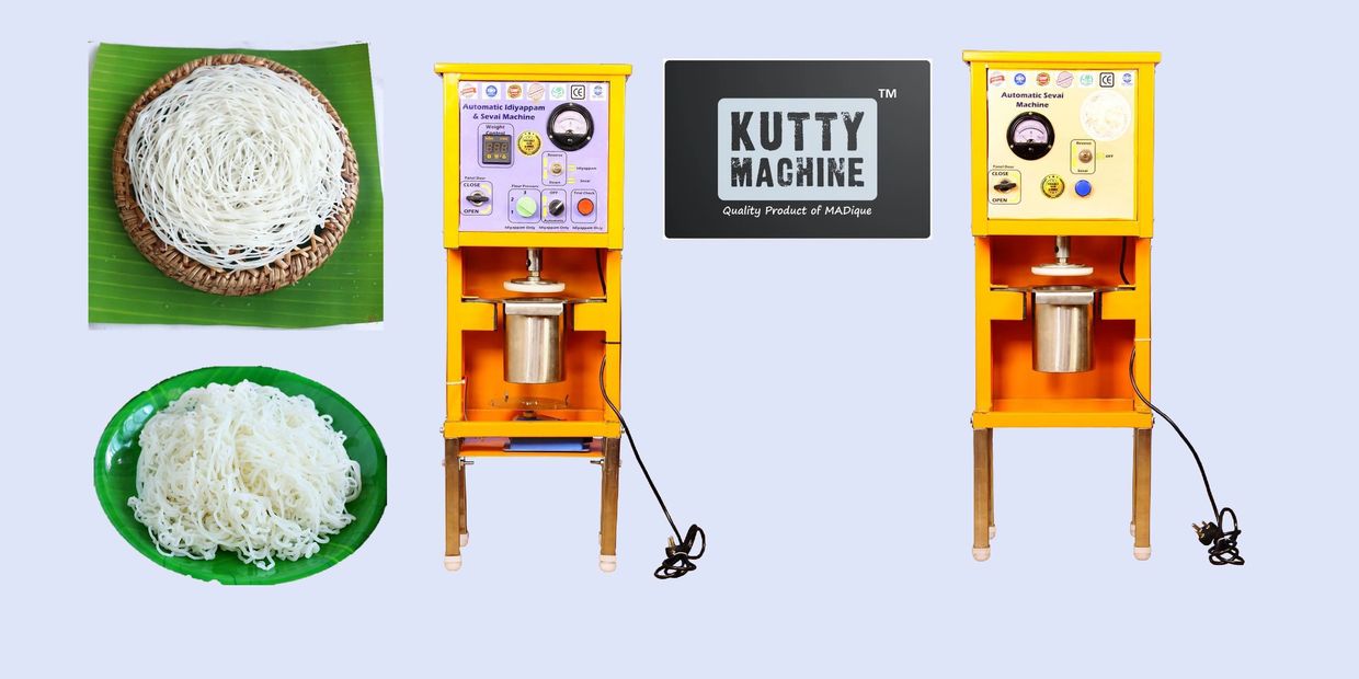 Idiyappam making machine, Idiyappam Machine, Idiyappam receipe, Madique technologies, Kutty machine