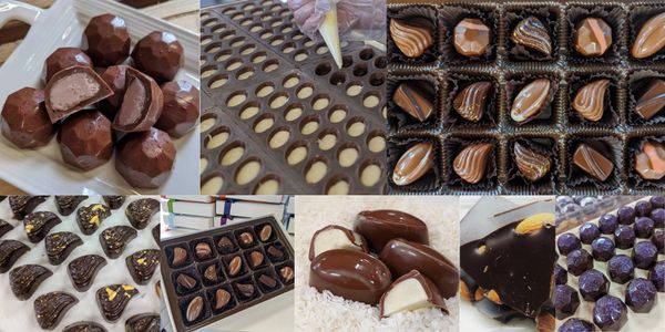 chocolate photo collage