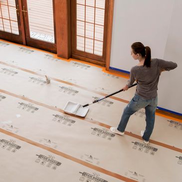 Home protection, Home preparation floor protection by house MD 