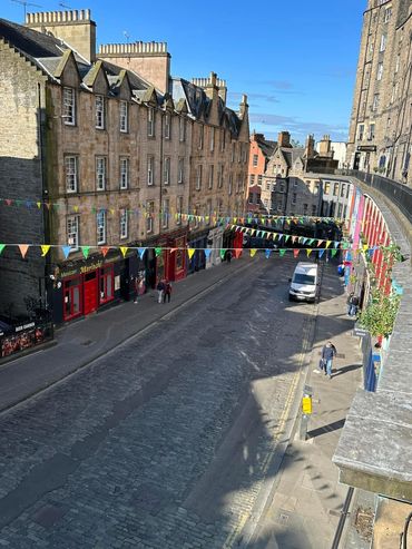 Victoria Terrace, Edinburgh, Scotland Private Tour