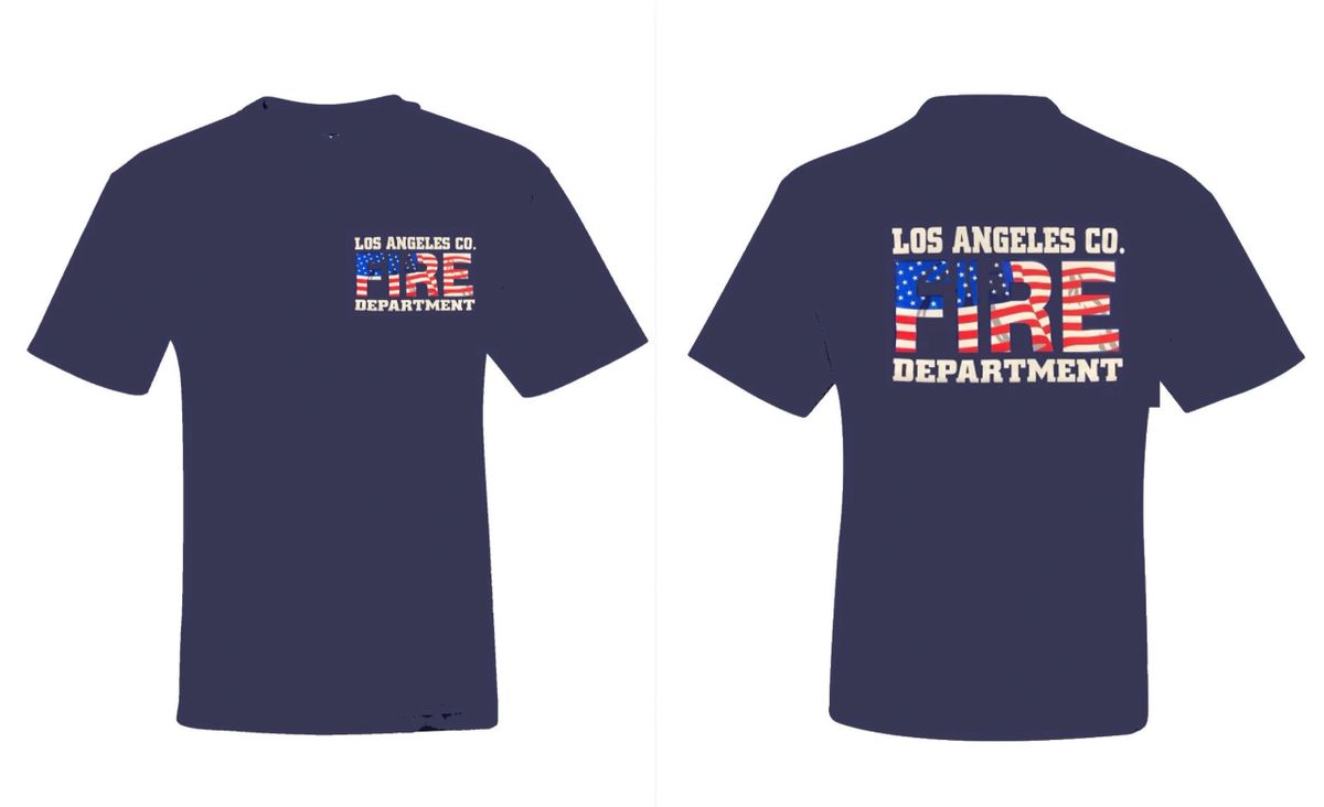 LACoFD FLAG LOGO T-SHIRT