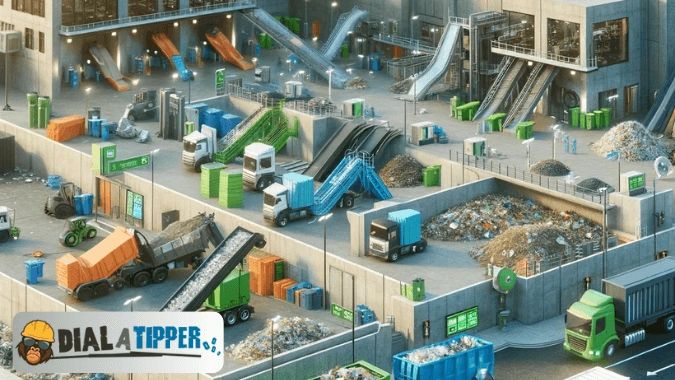 Dial a Tipper delivering professional urban waste management in Canberra, using specialized trucks for efficient rubbish removal and sustainable disposal.