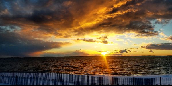 Image of the Sunset on the Shinnecock Reservation.

By Shane Weeks