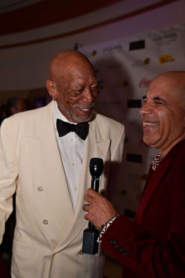 Morgan Freeman on The Charlie Bahama Show at The 2023 Bahamas International Film Festival