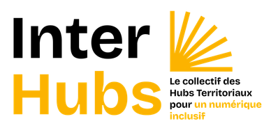 Logo of Hubs by Mozilla, a social VR platform.