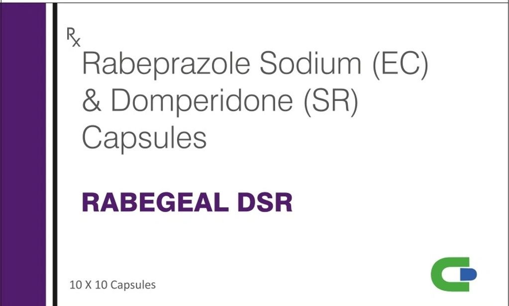 RX.RABEGEAL DSR -RABEPRAZOLE SODIUM (EC) 20MG AND DOMPERIDONE (SR)30 MG