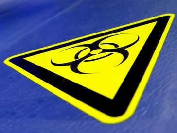 Biohazard symbol describing bio hazard cleanup services in Florida