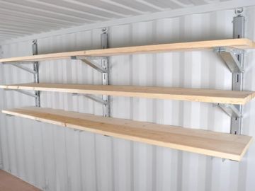 Instant Shipping Container Shelving Brackets (3 Pack) (DOES NOT