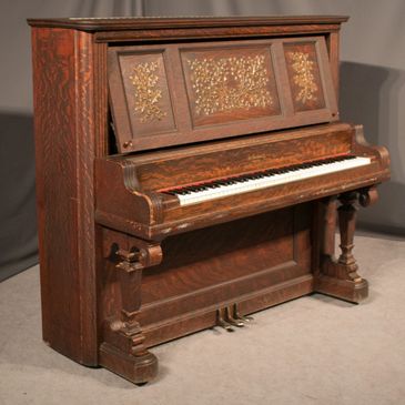 An antique piano