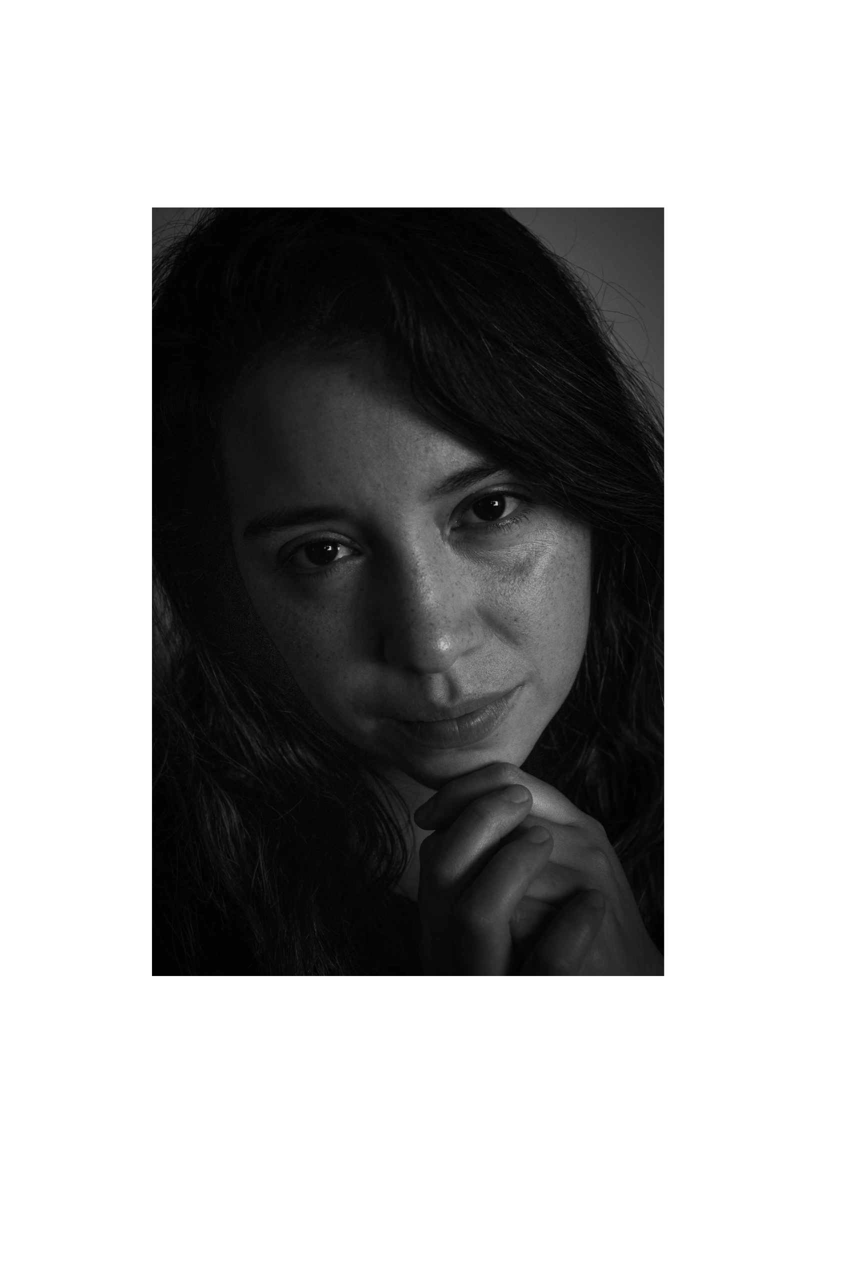 Sarahi black and white portrait