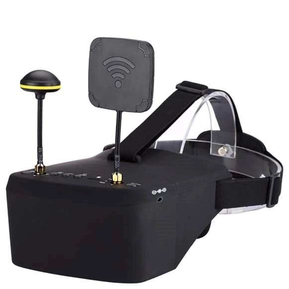 EV800D 5.8G 40CH Diversity FPV Goggles 5 Inch 800*480 Video Headset HD DVR Built in Battery
