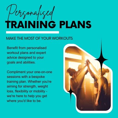 personalised training plans