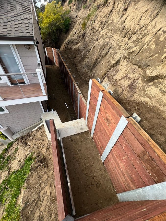 DB Concrete retaining wall project