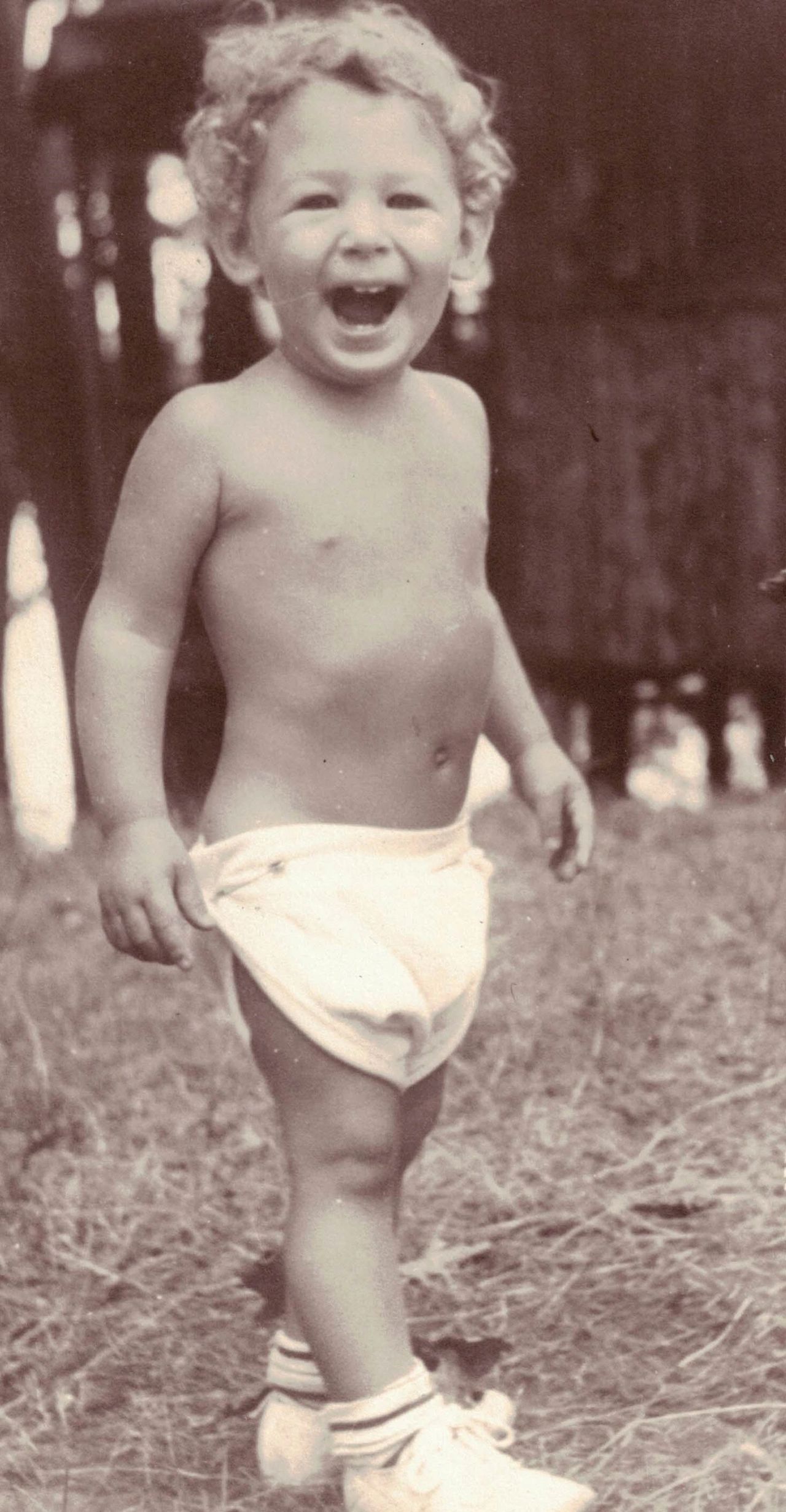 A toddler picture of Peter Levine