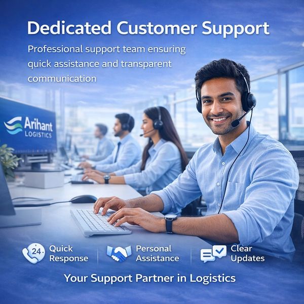 Smiling customer support team providing dedicated logistics assistance.
