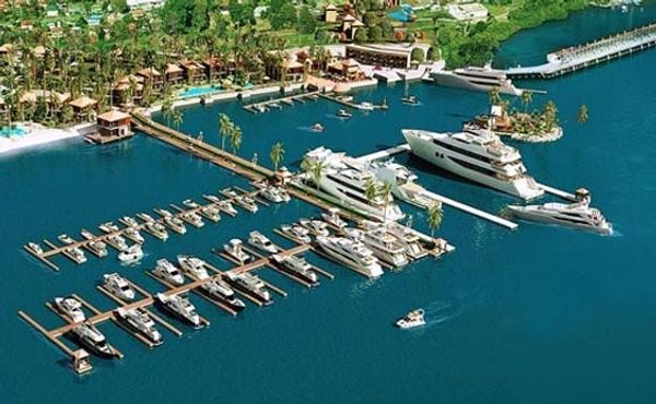 Marina in Golfito, Costa Rica