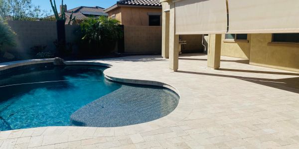 -Entire pool remodel
-Pool coping
-Travertine Patio
-ANS Light
