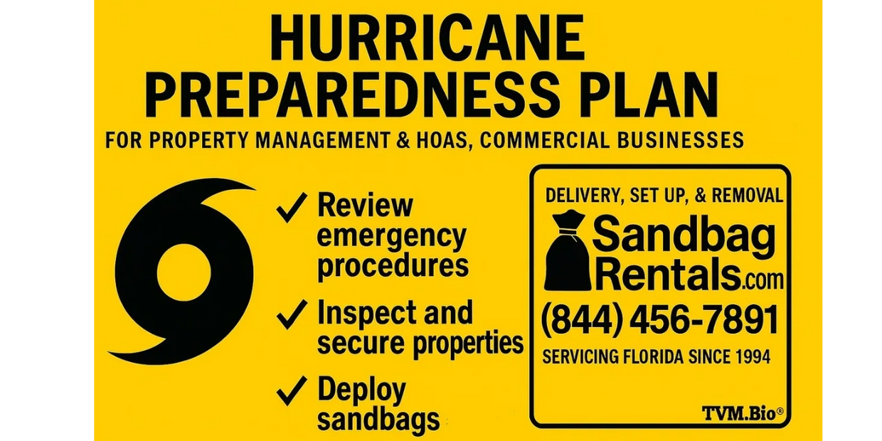 Hurricane Preparedness Plan for Property Managers, HOAs, & Commercial Properties in Florida